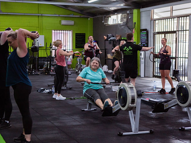 Stretching and mobility class